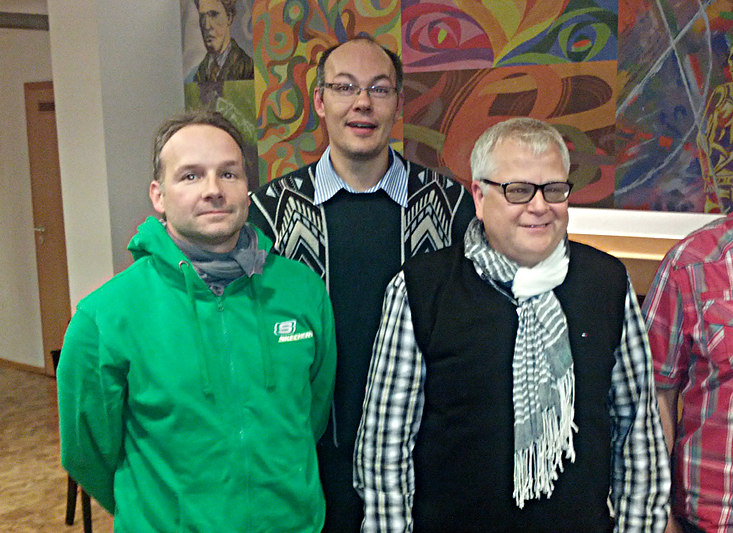 Stadtmeisterschaft von Oberhausen in Blitzschach 2013: Meister zum dritten Mal in Folge: Bernd Laudage vom Schachclub Schwarze Dame Osterfeld.