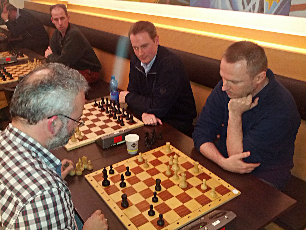 Stadtmeisterschaft von Oberhausen in Blitzschach 2013: Meister zum dritten Mal in Folge: Bernd Laudage vom Schachclub Schwarze Dame Osterfeld.